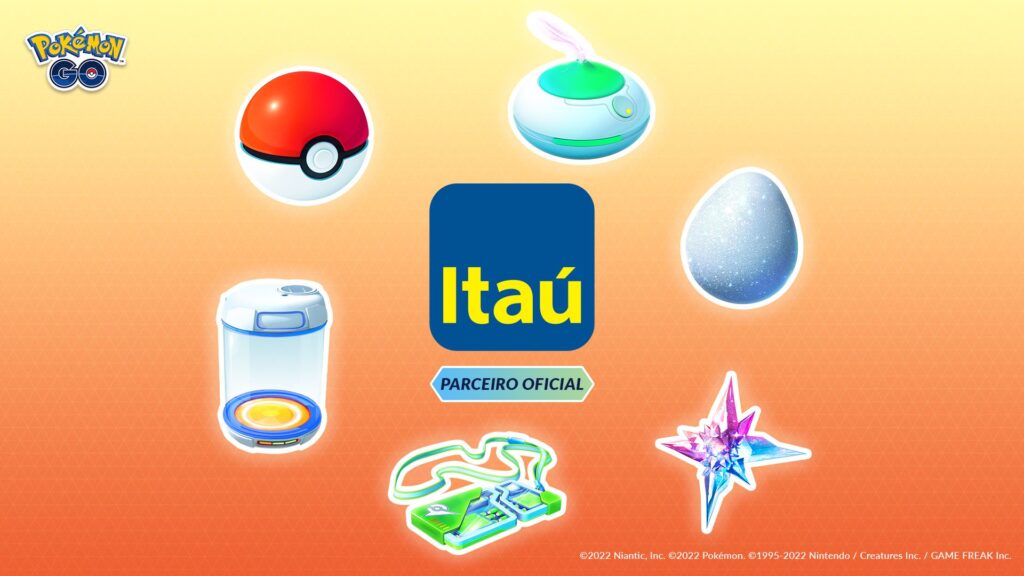 Itaú Unibanco, em parceria inédita com a Niantic, traz o Pokémon GO na sua  loja de Gift Cards com promoção - Gamer Spoiler