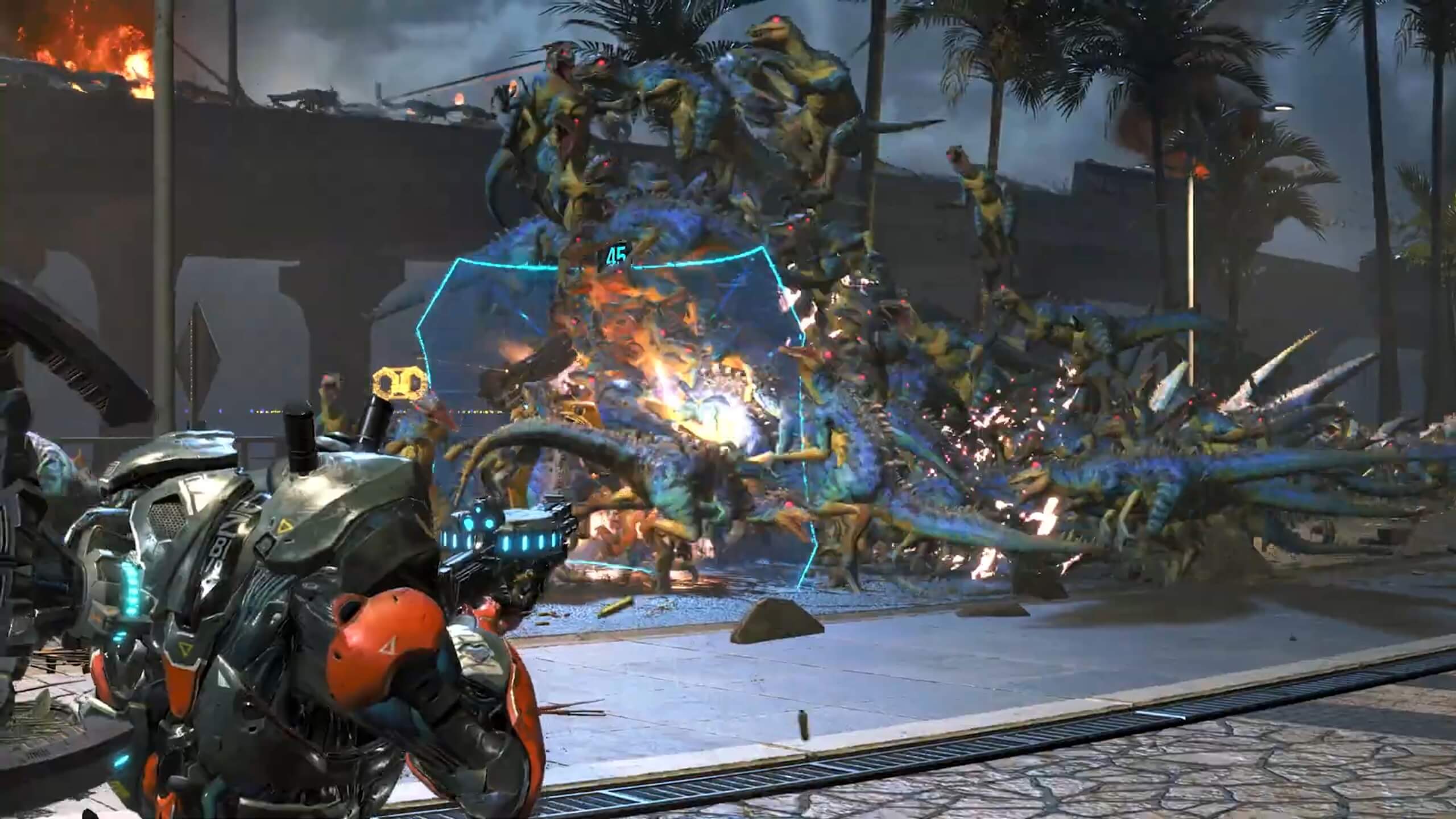Capcom libera novo trailer de Exoprimal com foco nos dinossauros do game
