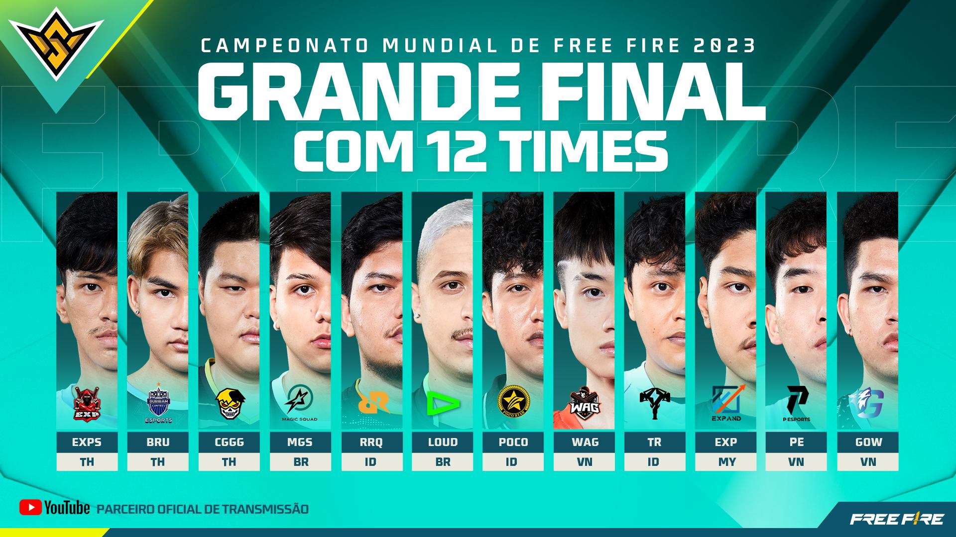 Mundial De Free Fire | FFWS 2023 Bangkok Culmina Neste Fim De Semana ...